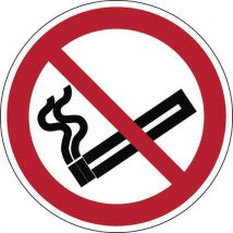 Brady - Panneau Interdiction Rond - Interdiction De Fumer - Rigide