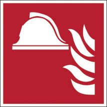 Brady - Brandsicherheitsschild, Viereckig - Brandbekämpfungsausrüstung - Steif