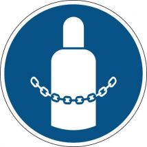 Brady - Panneau:sécuriser Les Bouteilles De Gaz 200 Mm,