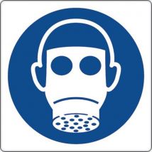 Manutan Expert - Panneau Obligation - Port Protection Respiratoire - Aluminium