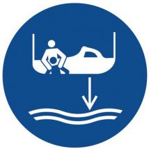 Schild 20x20 Cm (rettungsboot Zu Wasser Lassen),