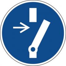 Schild 20 Cm (vor Wartung Oder Reparatur Freischalten),