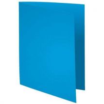 100 Mappen Jura 160g 24x32cm Leuchtblau (100 Teile),