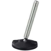 Robo - Pied Réglable Polyamide - Ø 80 Mm - 1000 Kg - Inox