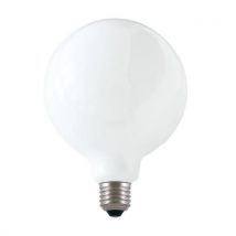 Ampoule Filament Led Opale 18w Globe G125 E27 Blanc Chaud,