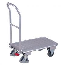 Variofit - Chariot Aluminium Ergonomique - Dossier Rabattable - Capacité 150 Kg