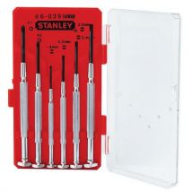 Jeu De 6 Tournevis Horloger En Coffret,