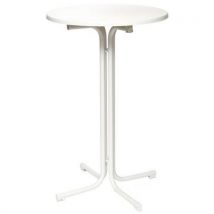 Mange-debout Pliable Berlin Ø 80 Cm Blanc, - Manutan