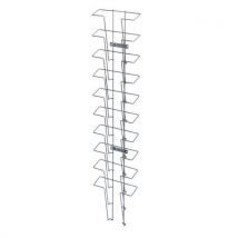 Presentoir Mural A4 10 Compartiment S, - Manutan