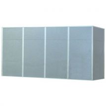 Cloison Pleine Dble Paroi Melam/tolee Ht 2,5m Lg 1,2m, - Manutan