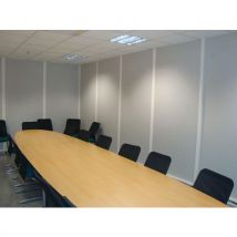 Cloison Pleine Dble Paroi Melaminee Ht 2, 5m Larg 1m, - Manutan