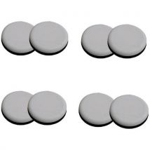 Lot De 8 Patins Glissants Interieur D.70mm E.9.5mm,