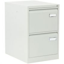 Hängeordnerschrank 2 Schubladen Grau – Manutan, - Manutan