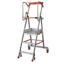 Regalleiter Mit Plattform - 3 Stufen,