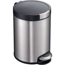 Tretmülleimer Artistic 5 L Edelstahl Matt,