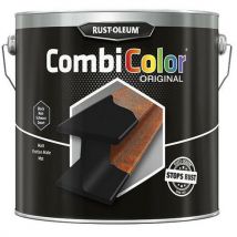 Rust-Oleum - Peinture Antirouille Combicolor 2.5l Noir Mat,
