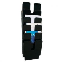 Durable - Trieur Mural Flexiplus A4 6 Cases Portrait Noir,