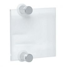 Durable - Crystal Sign - Plaque De Porte Carré 10.5 X 10.5 Cm,