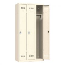 Vinco - Vestiaire Bureau - 3 Colonnes - Largeur 300mm