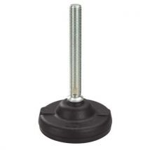 Robo - Pied Réglable Polyamide - Ø 124 Mm - 4500 Kg - Acier