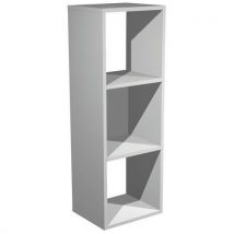 Artarredi - Meuble De Rangement 3 Cases Maxicube - Aluminium,