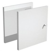 2 Pièces Accessoire Pour Meuble De Rangement Maxicube - Porte Alu,