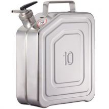 Trionyx - Jerrican Inox - Capacité De Stockage 5 À 10 L