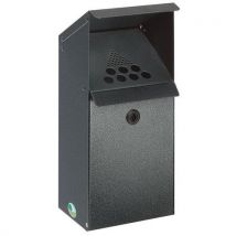 Var - Cendrier Mural Acier - Avec Support - 3.7l