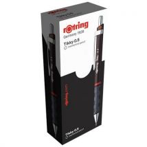 12 Stücke 12 Druckbleistifte Rotring Tikky Ii, 0,5 Mm, Schwarz,