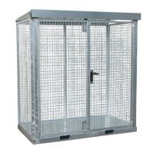 Bauer - Conteneur De Bouteille De Gaz Sur 3 Rangées De 3 Bouteilles