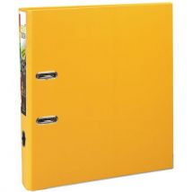 10 Pièces Classeur À Levier Prem'touch Pp Dos 50mm A4 Maxi Jaune, - Exacompta