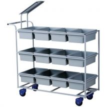 Matador - Stahlwagen Zur Sammlung Von Bestellungen Und Post - Länge 1190 Mm - Tragkraft 150 Kg