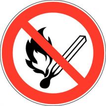 Brady - Verbotsschild - Offenes Feuer Verboten - Schild