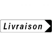 Lacroix - Panneau Directionnel Standard - Livraison - Longueur 500 Mm