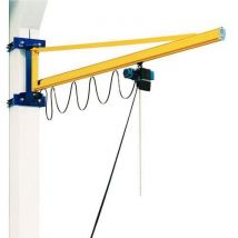 Demag - Potence Murale À Flèche Triangulée + Palan Dc- Force 80 À 500 Kg