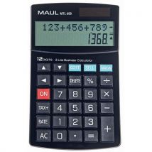 Calculatrice De Bureau Mtl 600- 12 Touches - 2 Lignes - Maul,