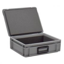 Mallette 10l, 400x300x132 Mm Avec Mousse Collée Sur 6 Faces,