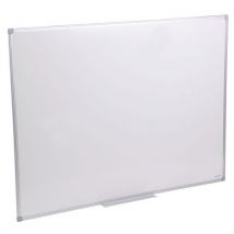 Emailliertes Whiteboard Manutan 90 X 120 Cm Weiß,