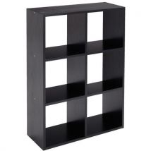 Meuble De Rangement 6 Cases Maxicube - Noir,