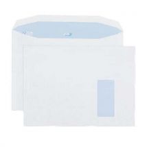 250 Pièces Enveloppe Blanche Mise Sous Pli C4 90g Avec Fenêtre Nf Pefc,