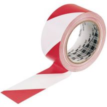 Ruban Vinyle 767 Rouge / Blanc 50 Mm X 33 M,