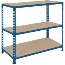 Rayonnage D'entrepot Manutan Rapid 2 914x1220x380 Bleu, - Manutan