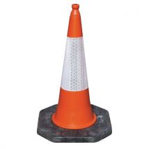 Pack Of 5 750mm High Dominator Traffic Cones, - Manutan