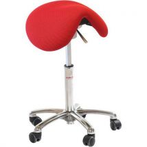 Hocker Dalton Flexmatic - 3d-stoff - Medium - Rot,