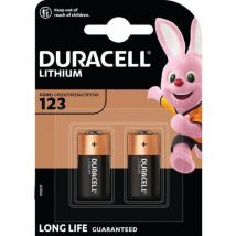 2 Pièces Piles Lithium Haute Puissance Duracell 123 3 V,