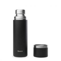 Thermosflasche Active, Mattschwarz, 750 Ml - Qwetch,