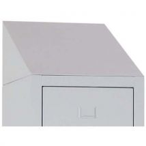 Coiffe Inclinée Largeur 900 Mm Gris - Manutan Expert,