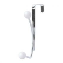 Patère De Porte Métal - 2 Têtes Plastique - Arvix,