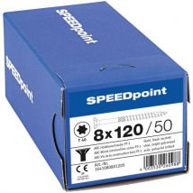 Speedpoint - Packung Mit 50 Senkkopf-holzschrauben Tx Ø 8 Mm – Speedpoint