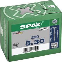 200 Senkkopfschrauben Mit T-star-plus-antrieb Und Teilgewinde Ø 5x30,